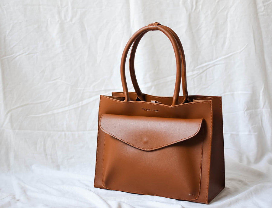 Market Tote Bag - BROWN